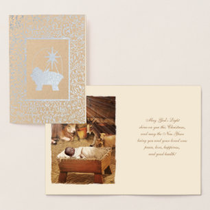 Joie au monde. Cartes de Noël Véritables à Huile d
