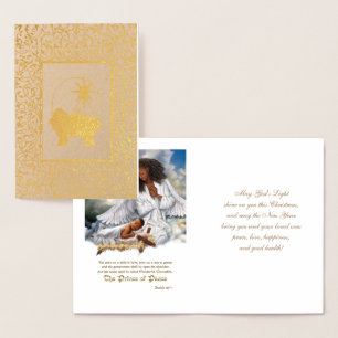 Joie au monde. Cartes de Noël Véritables à Huile d