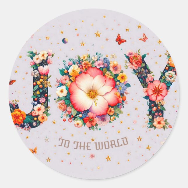 JOIE aux Stickers du monde (Devant)