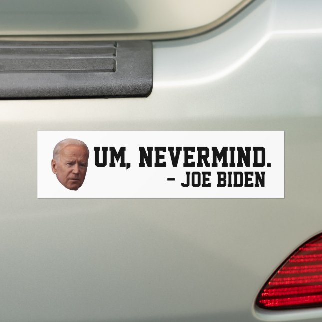 JOIE BIDEN SENILE BUMPER STICKERS (En voiture)