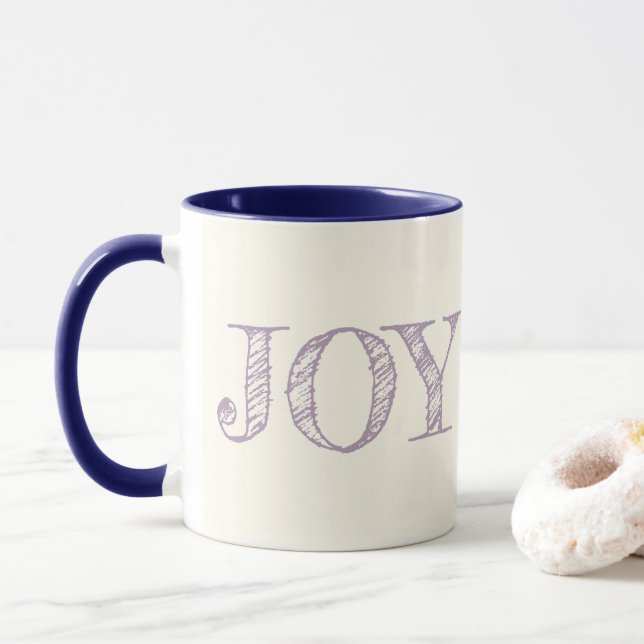 Joie Couleur Personnalisée Mug Noël Mug cadeau de  (Avec donut)