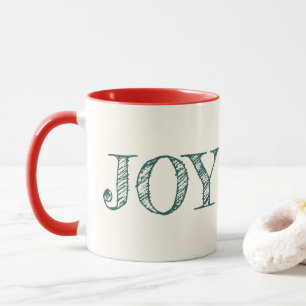 Joie Couleur Personnalisée Mug Noël Mug cadeau de 