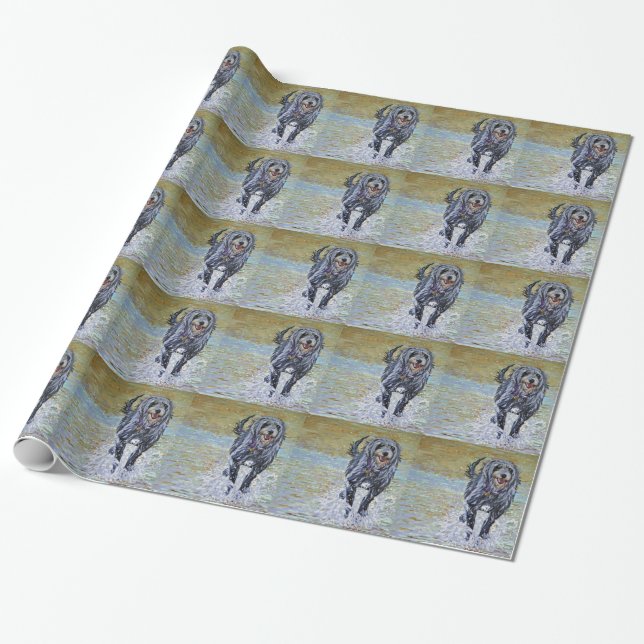 'Joie de Beach' Geschenkpapier (Ungerollt)