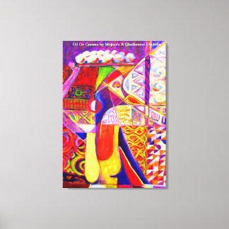 Joie de la négociation Huile sur toile par Mojisol