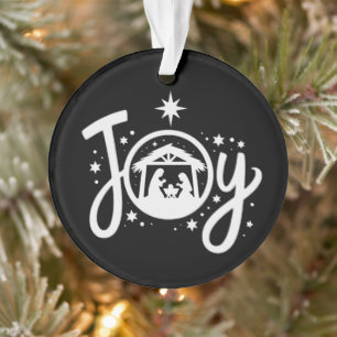 Joie de Noël chrétienne Jésus Scène de la Nativité