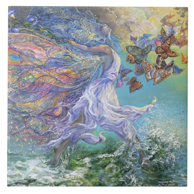 Joie de Vivre 6x6 Keramik Tile Fliese (Vorderseite)