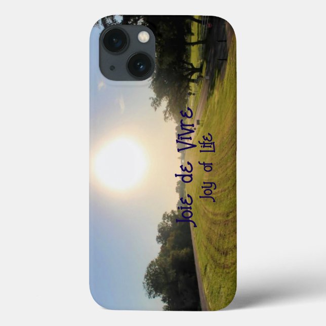 Joie de Vivre Phone Case - Navy Edition (Rückseite)