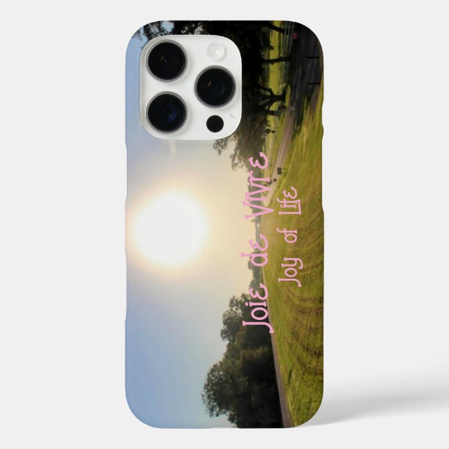 Joie de Vivre Phone Case - Pink Edition (Rückseite)