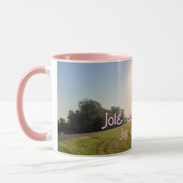 Joie de vivre Pink Tasse (Links)