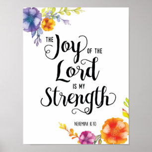 Joie du seigneur Art Poster