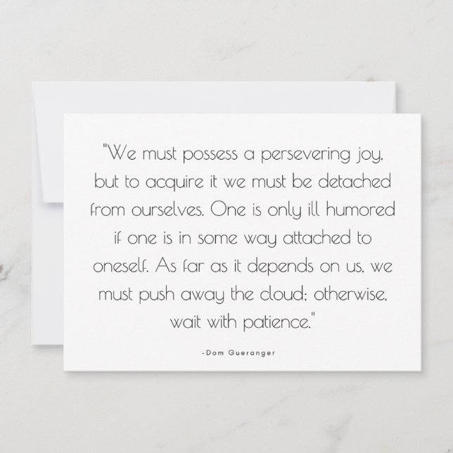 Joie et encouragement - Carte de voeux (Devant)