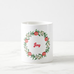 Joie Mug - Rose Floral & Grenade Design