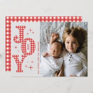 Joie Noël et Carte photo de Noël et Nouvel An