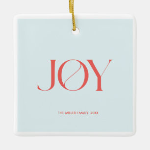 Joie Ornement de Noël personnalisé