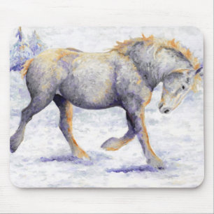 Joie - tapis de souris de cheval de Percheron
