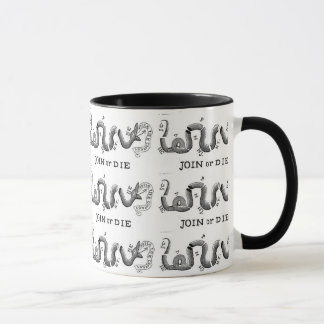 "Joignez ou mourez" tasse coloniale historique