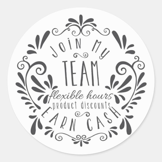 Joignez-vous à mon équipe Stickers - Stickers mark (Devant)