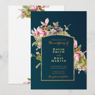 Joignez-vous à nous Carte Mariage Feuille Eucalypt