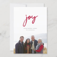 Join in Red Holiday Foto Card
