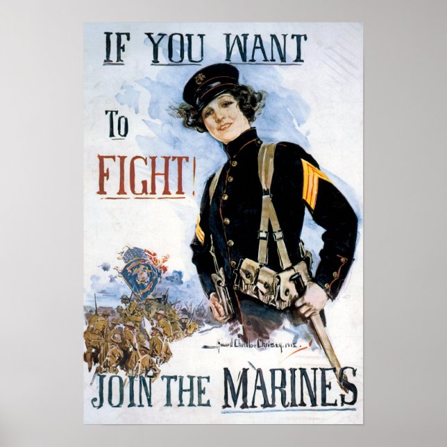 Join the Marines Poster (Vorne)