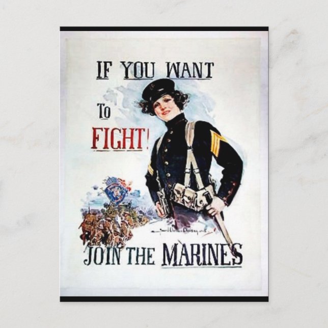 Join the Marines Postkarte (Vorderseite)