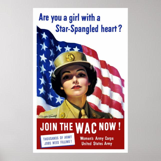 Join The WAC Now! Poster (Vorne)