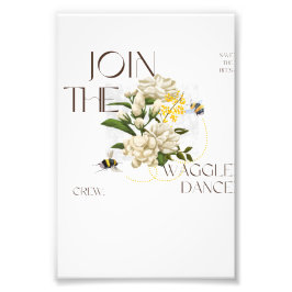 Join the Waggle Dance Crew: Nature Inspired Fotodruck