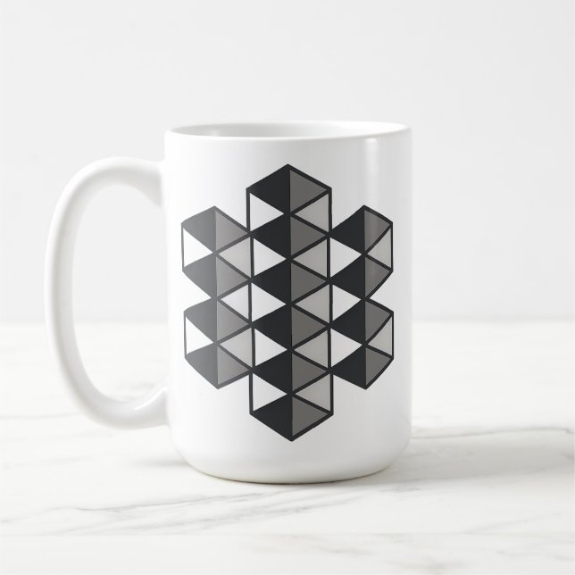 Joined Triangles  Mug Kaffeetasse (Links)