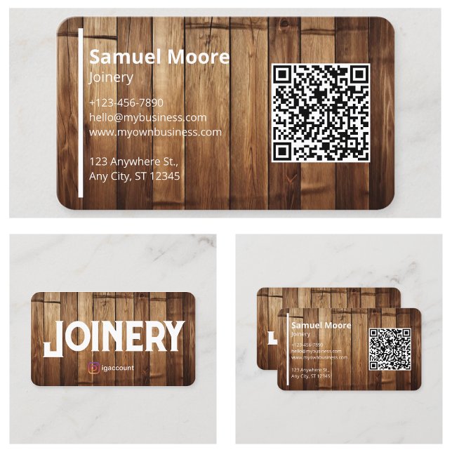 Joinery Vorlagen Design Holzarbeiter Visitenkarte (Joinery Templates Design Woodworkers Business Card
)