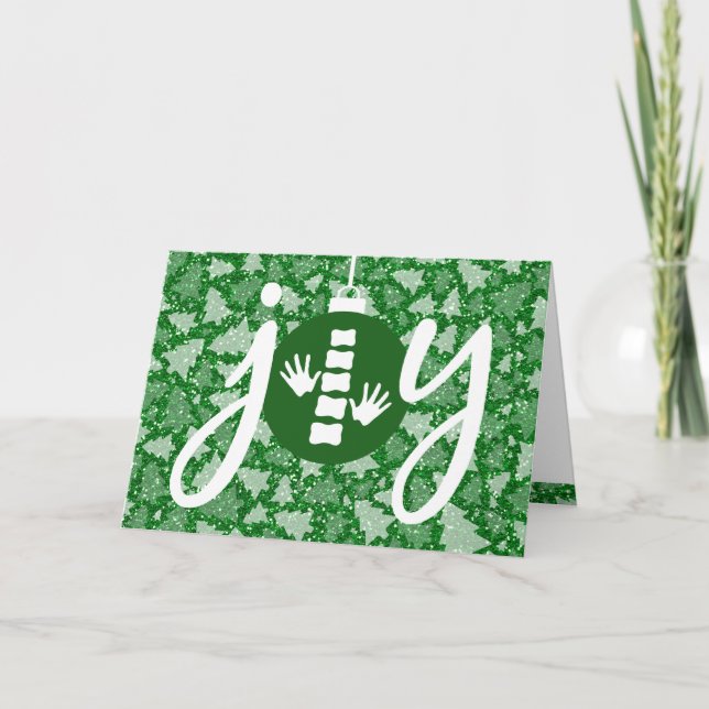 JOIY Chiropratique Cartes de Noël (Devant)