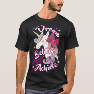 JoJo Siwa Dream Glaube erreichen Unicorn Long Slee T-Shirt