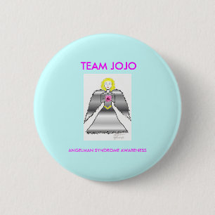 jojos Engel, TEAM JOJO, ANGELMAN SYNDROM BEWUSST Button