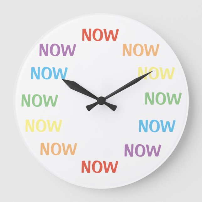 Joke Uhren die Zeit ist jetzt Joke Clock (Vorderseite)