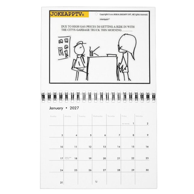 JOKEAPP TV ® Cartoon Kalender 2014 (Jan 2027)