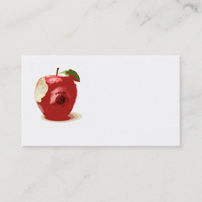 Joker-Apple-Geschäfts-Karten Visitenkarte (Vorderseite)