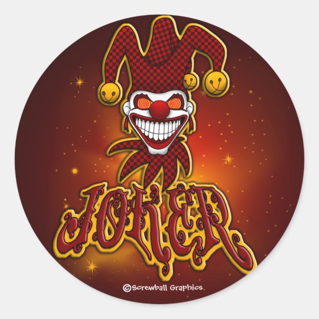 Joker Aufkleber (Vorderseite)