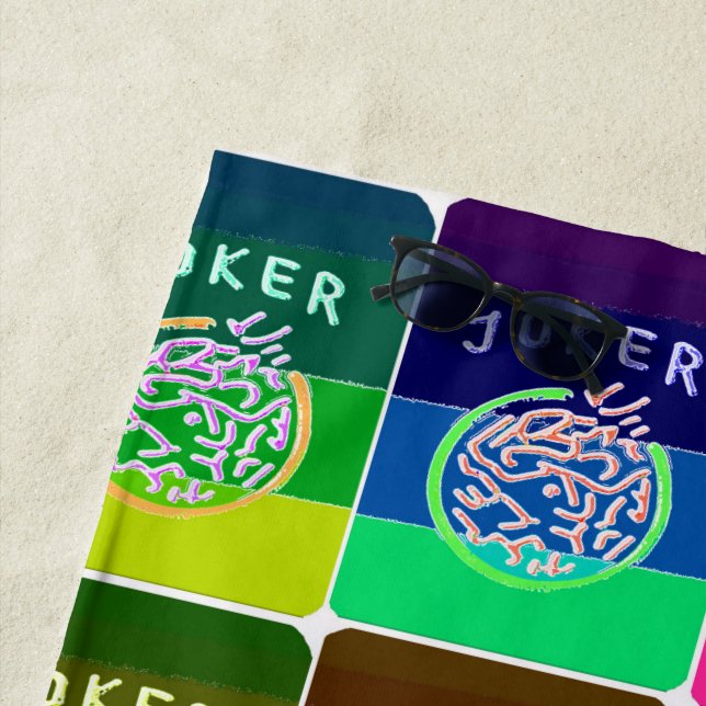 Joker-Badetuch Milliamperestunde Jongg Strandtuch (Beispiel)