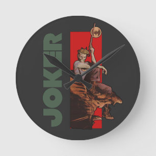 Joker DC Runde Wanduhr
