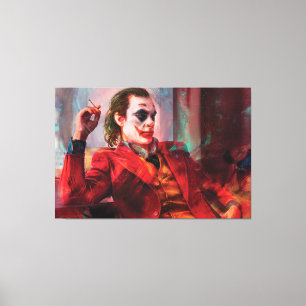Joker Film Premium Wrapped Canvas (Gloss) Leinwanddruck