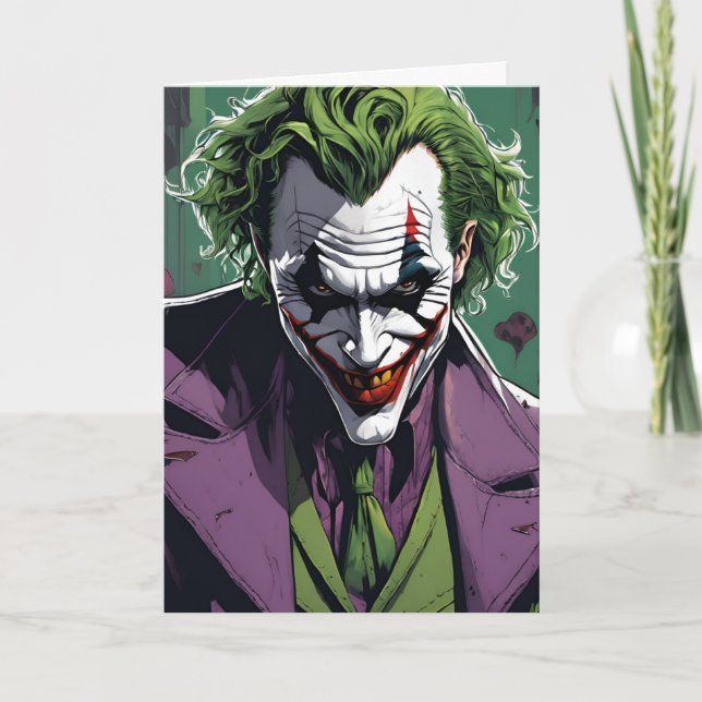 Joker Geburtstagskarte Karte (Vorderseite)