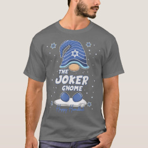 Joker Gnome Funny Hanukkah Family Matching T-Shirt