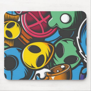 Joker Graffiti  Mousepad