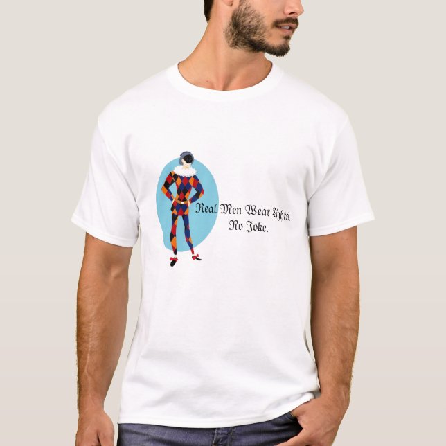 Joker in den Strumpfhosen kopieren, wirkliche T-Shirt (Vorderseite)