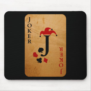 Joker-Kartenkostüm Halloween-Kartendecke Mousepad