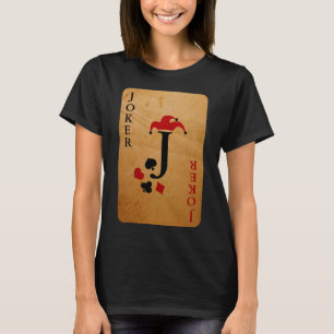 Joker-Kartenkostüm Halloween-Kartendecke T-Shirt