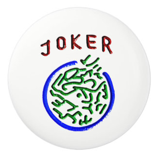 Joker-Keramik-Griff Milliamperestunde Jongg Keramikknauf