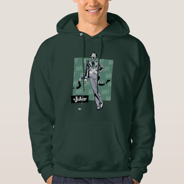 Joker mit Golfclub Hoodie (Vorderseite)