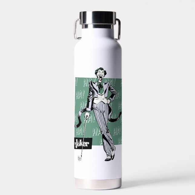 Joker mit Golfclub Trinkflasche (Vorne)
