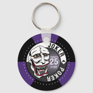Joker-Poker-Schlüsselanhänger Schlüsselanhänger
