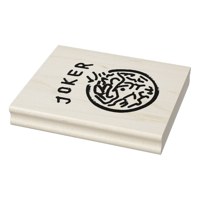 Joker Rubber Briefmarke Gummistempel (Stempel)